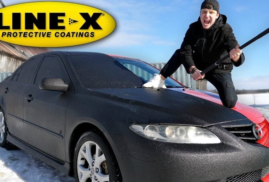 Line-X is a spray-on protective coating