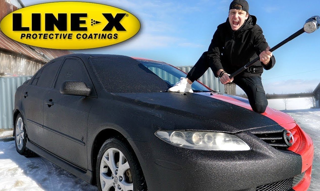 Line-X is a spray-on protective coating
